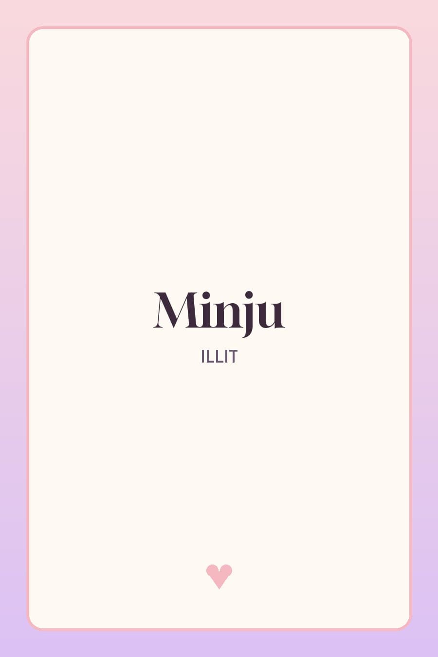 Minju — I'll LIKE YOU