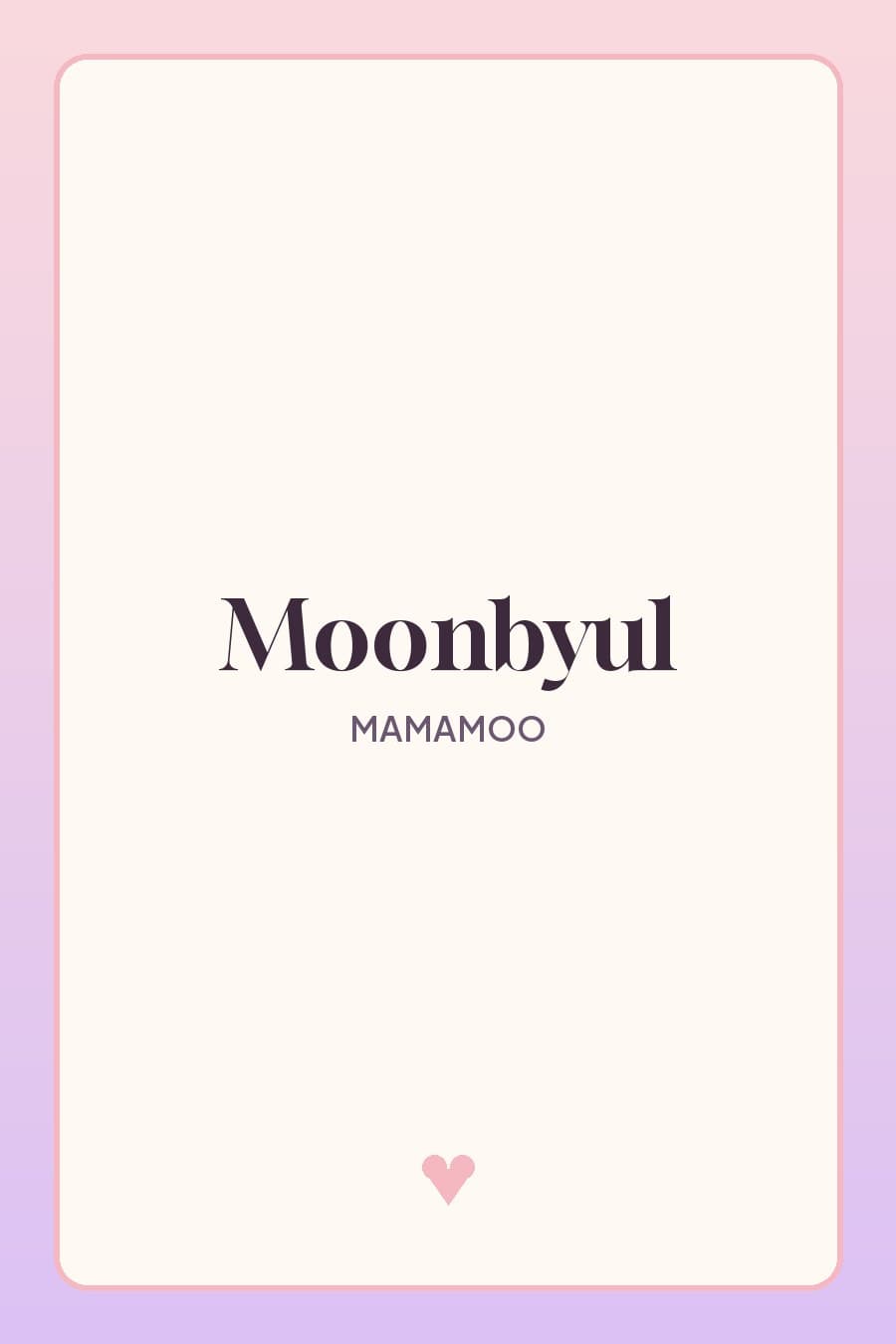Moonbyul — reality in BLACK