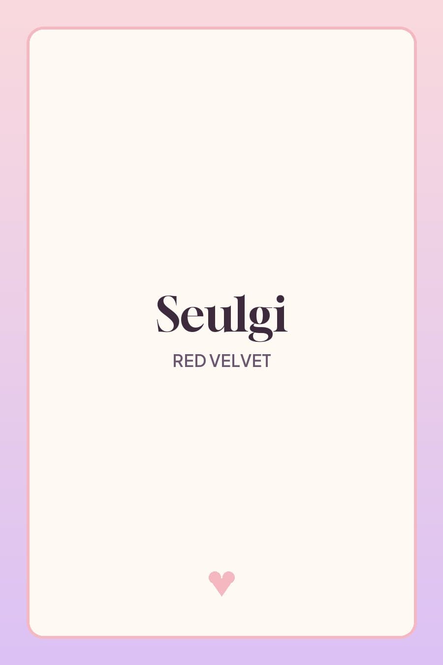 Seulgi — The ReVe Festival Day 1