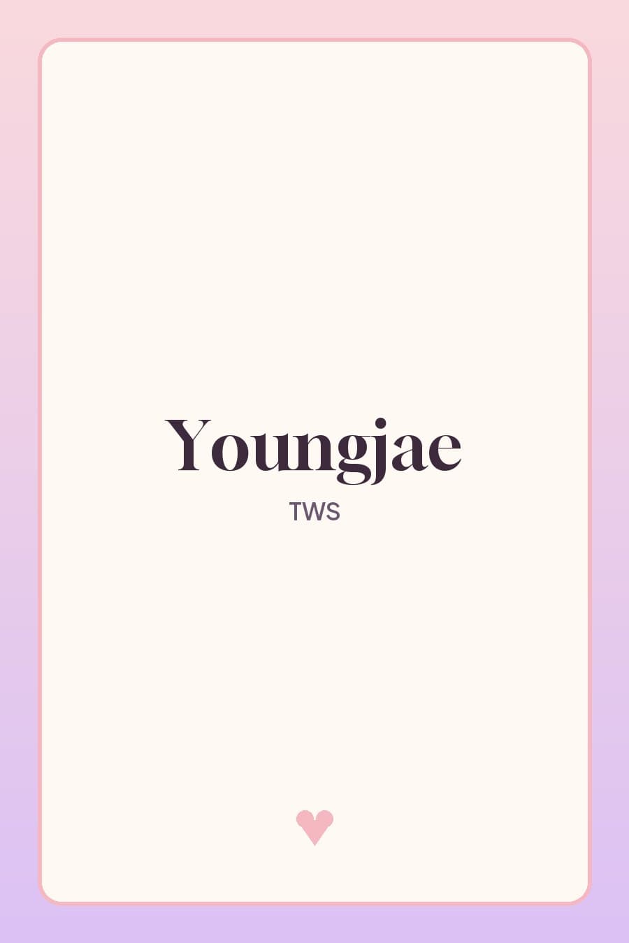 Youngjae — Plot Twist