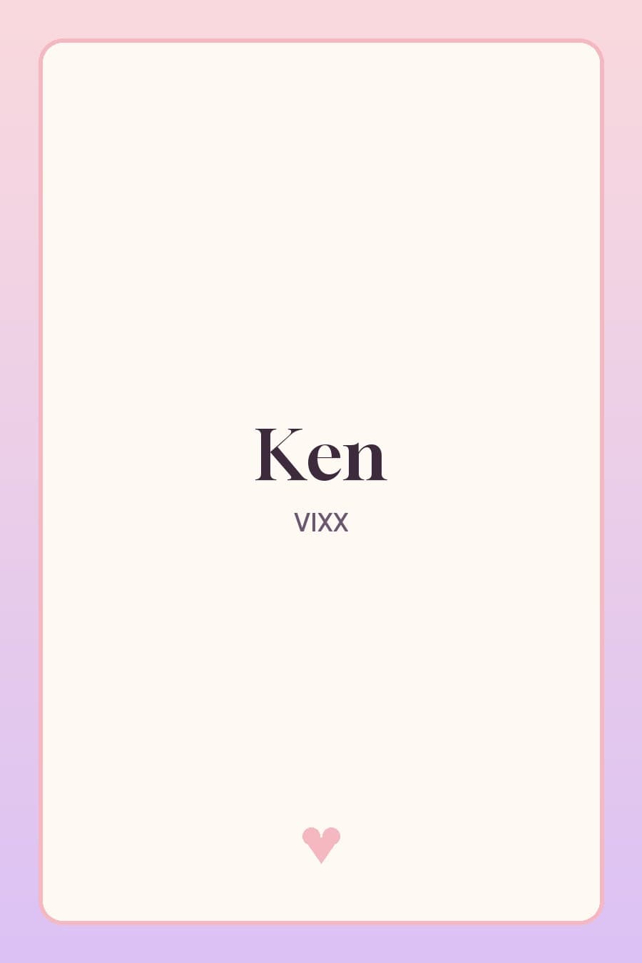 Ken — Eau de VIXX